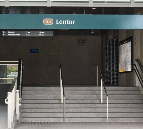 Lentor MRT platform
